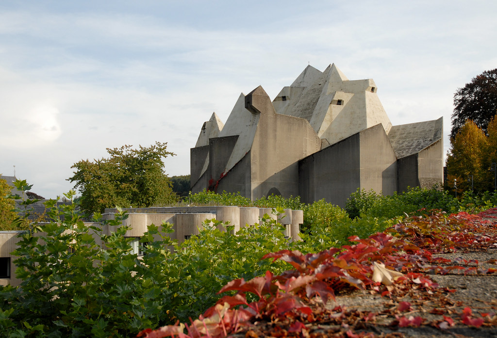 gottfried böhm, pilgrimage church, neviges 1963-1972