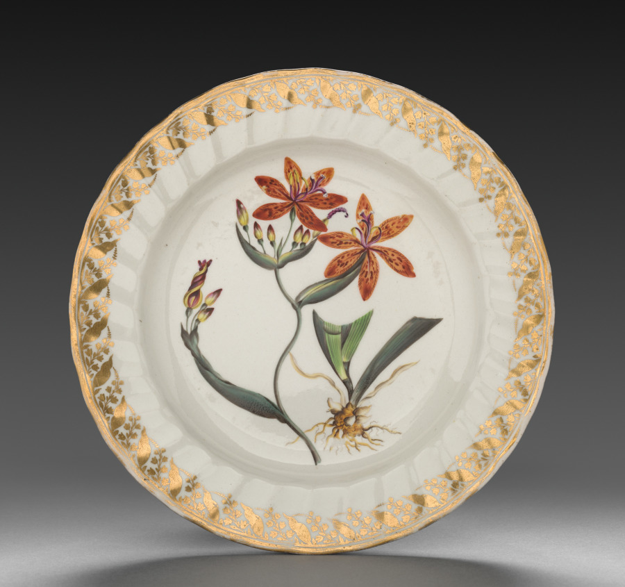Plate from Dessert Service: Chinese Ixia