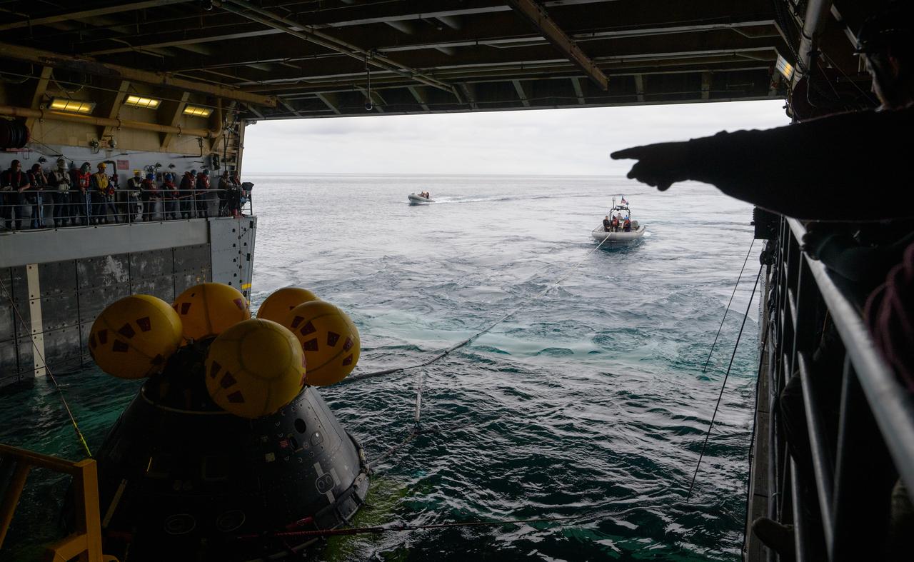 nasa artemis underway recovery test 12