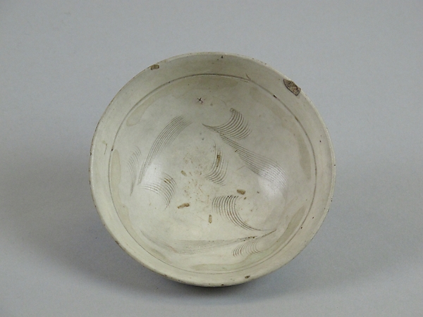 bowl with wave pattern