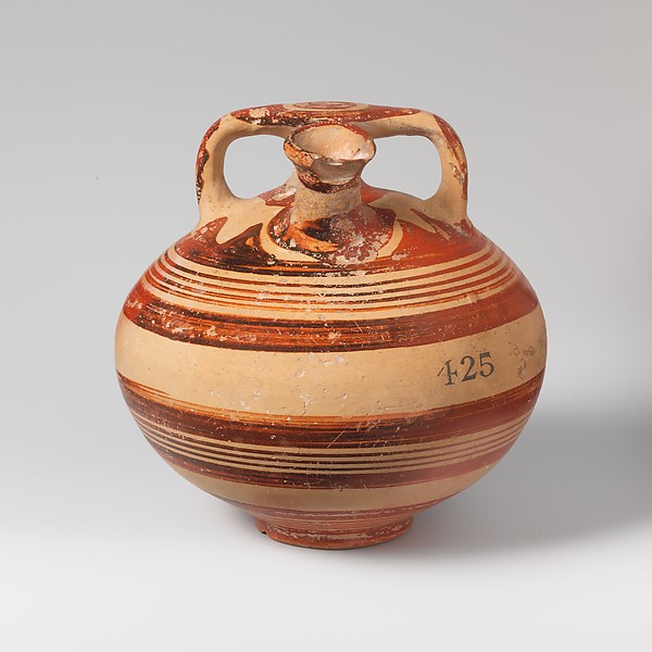 terracotta stirrup jar