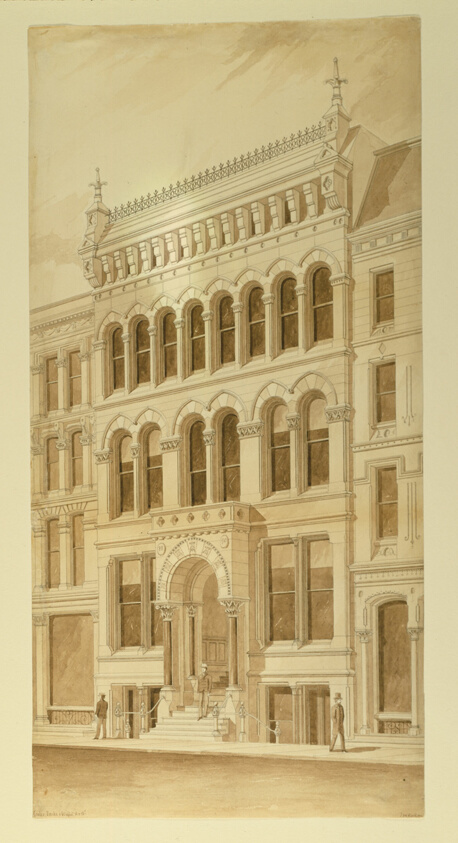 lenox building, chicago, illinois, perspective