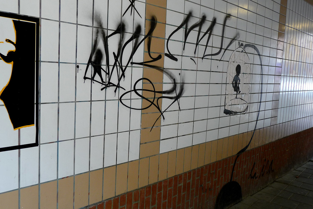 2011.05 - 'a group of graffiti pictures as tile panel', on the…