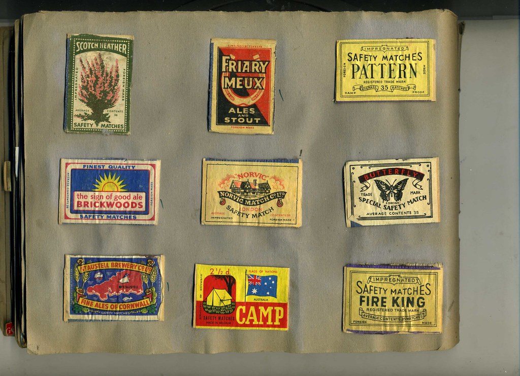 early collecting - matchbox labels c 1961