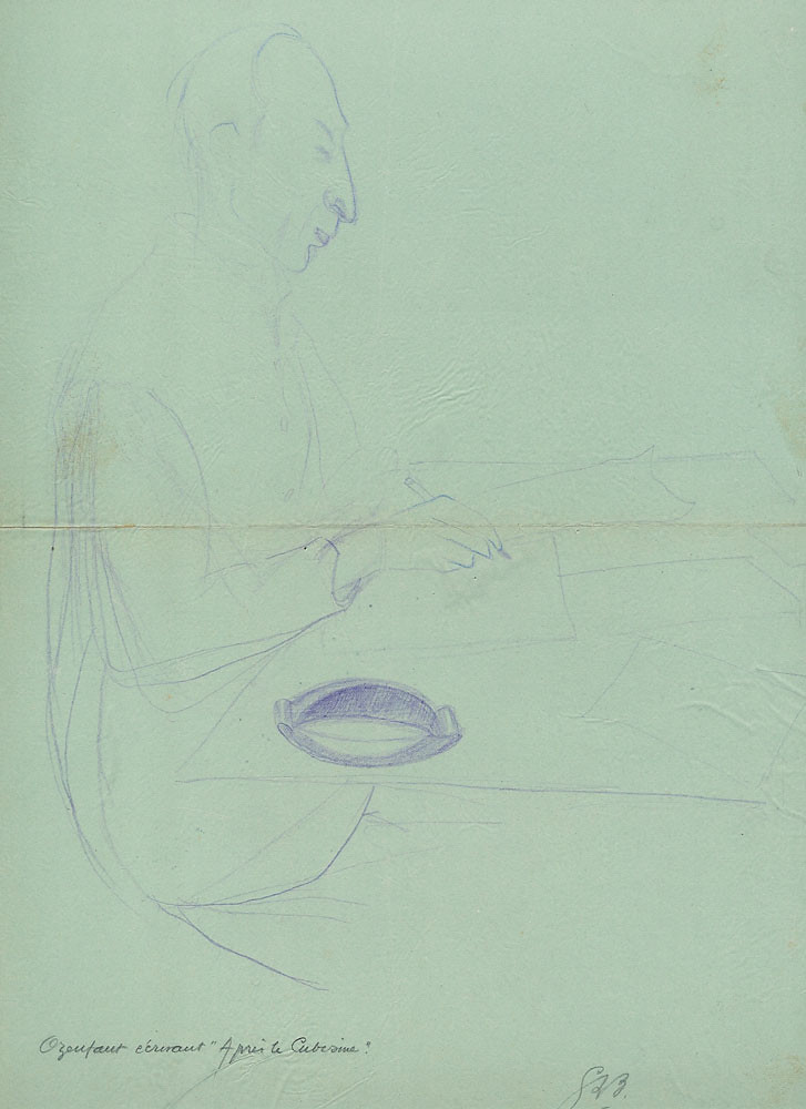 portrait de ozenfant par germaine poiret bongard