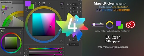 MagicPicker 4.0 - full CC2014 support, new color wheel, new BIG color swatches