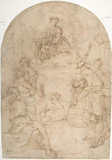 Saint Roch Recommending a Woman with a Sick Child to the Virgin…