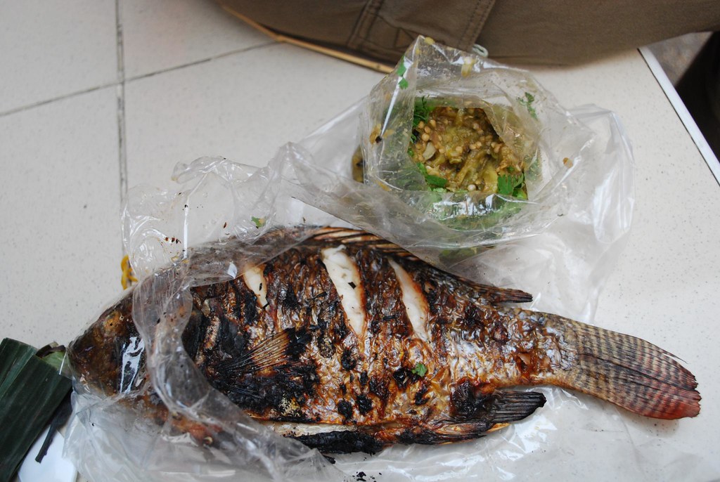 Grilled Fish and Nam Prik Pla Tu THB55 + THB15 - Night…