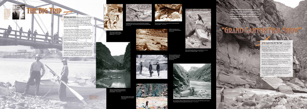 Grand Canyon Nat. Park: Kolb Brothers Exhibit Panels 02-03
