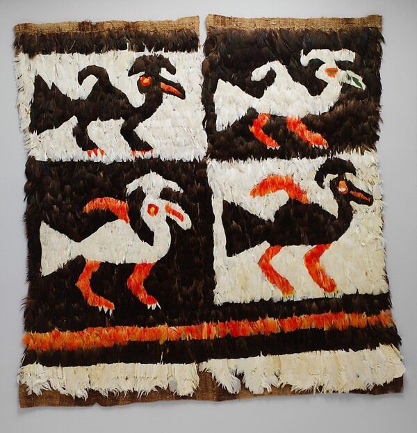 feathered tunic