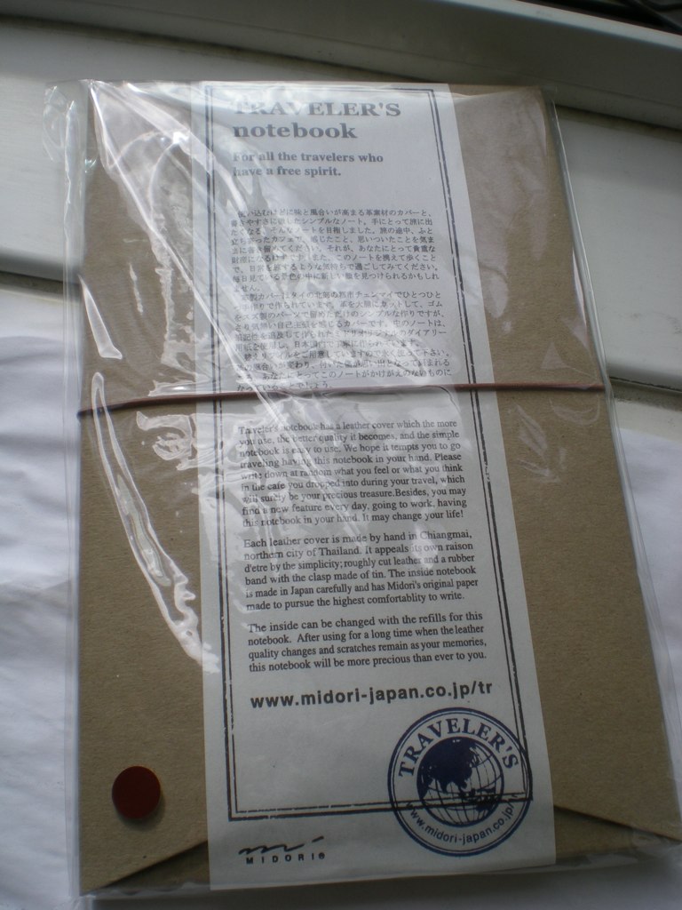 Midori Traveler's Notebook in cellophane - 1