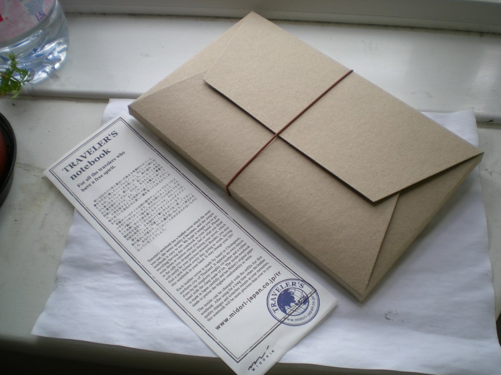 Midori Traveler's Notebook wrapped - 2