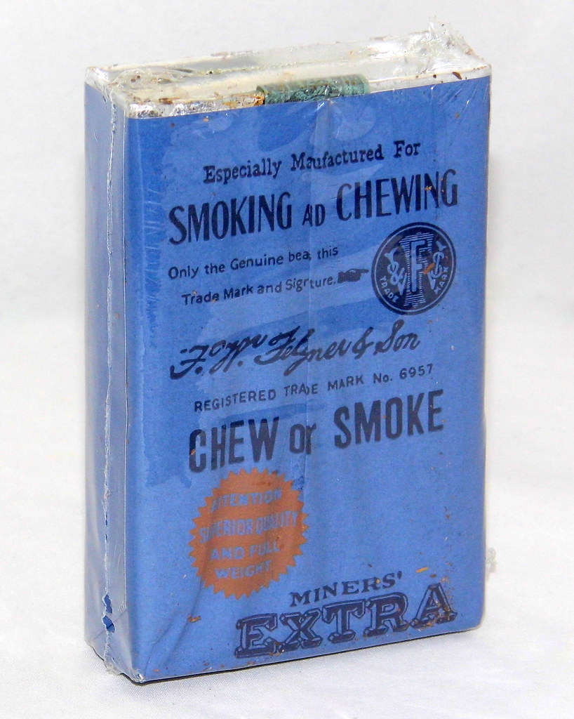 Vintage Package Of F.W. Felgner & Son's Miners' Extra Smoking Tobacco, South…