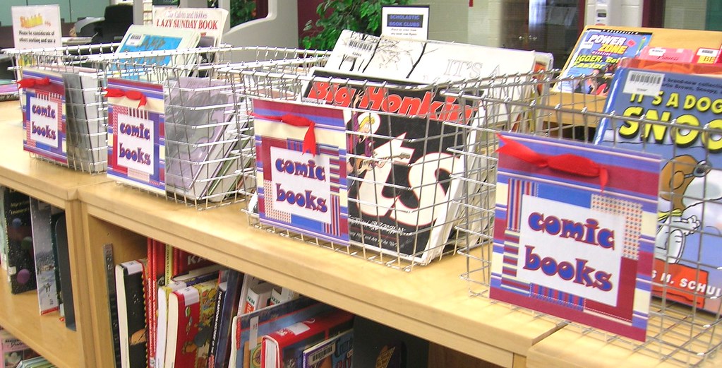 comic books baskets