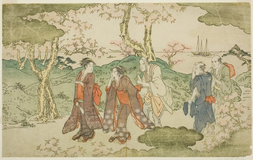mount goten, from the illustrated book "statue of fugen (fugen-zo)"