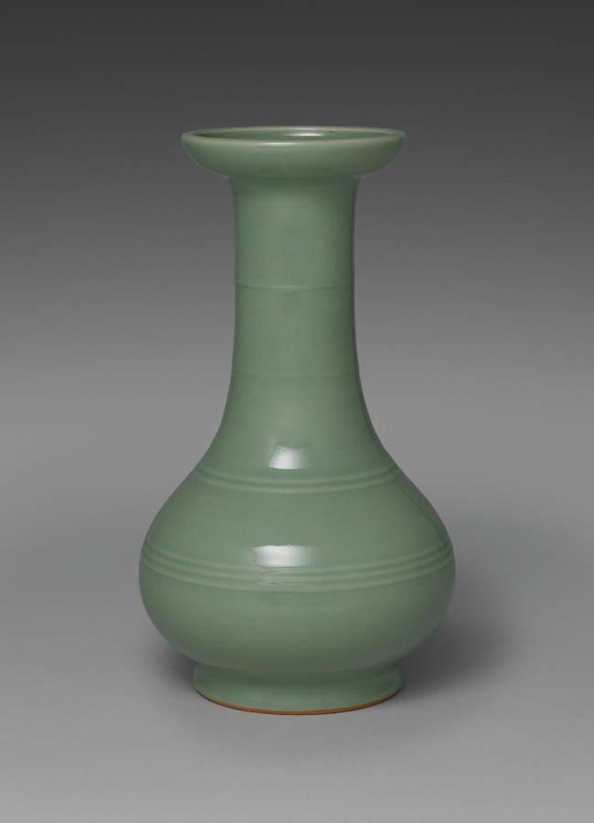 vase with bamboo joints
