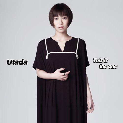 Utada - This is the one (Random J's album cover design #3)