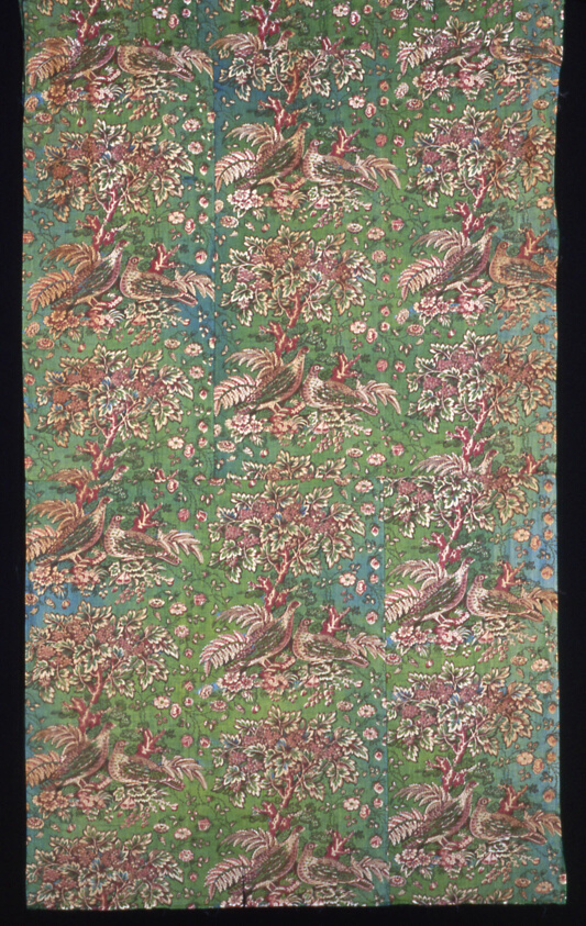 Plum Trees and Pheasants (Furnishing Fabric)