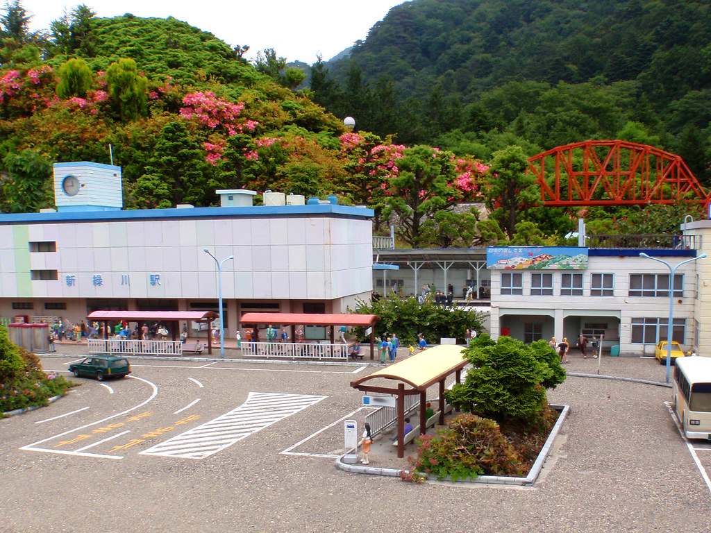 Typical Japanese railway station