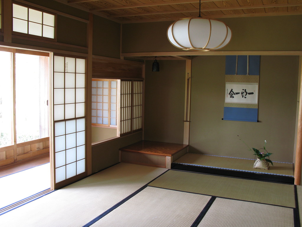 Japanese house traditional style interior design / 和室(わしつ)の内装(ないそう)